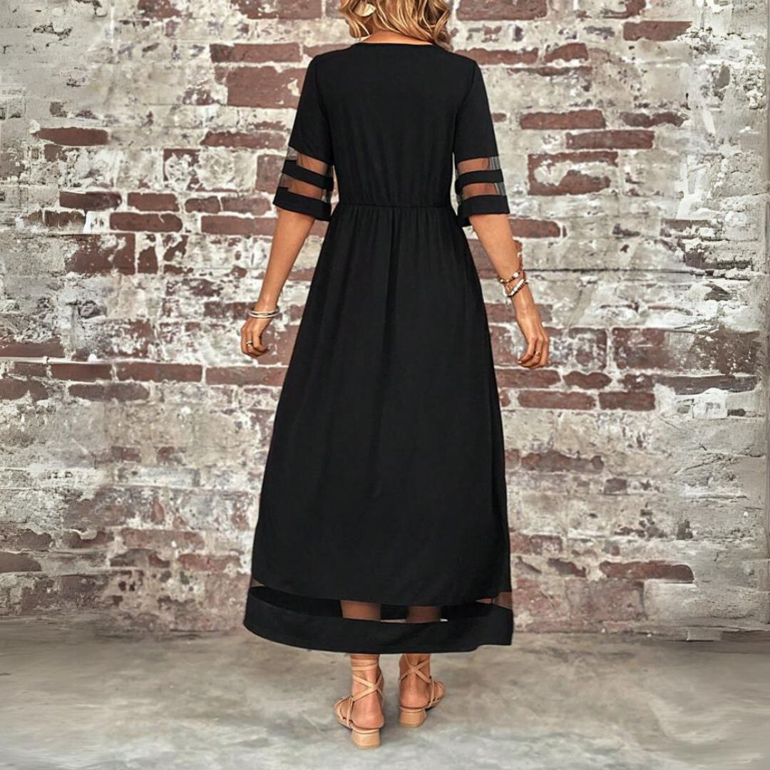 Beth | Vestido Midi que Favorece el Vientre