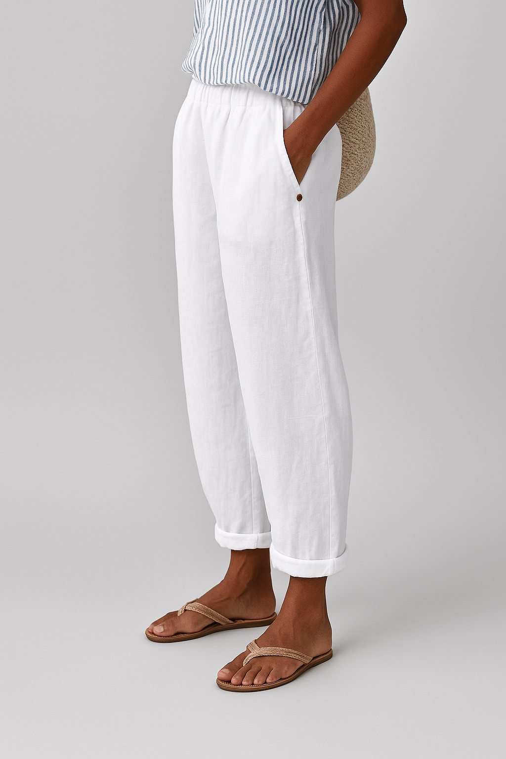 Elena | Pantalones Elegantes con Bolsillos Laterales