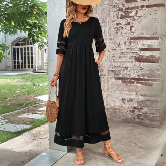 Beth | Vestido Midi que Favorece el Vientre