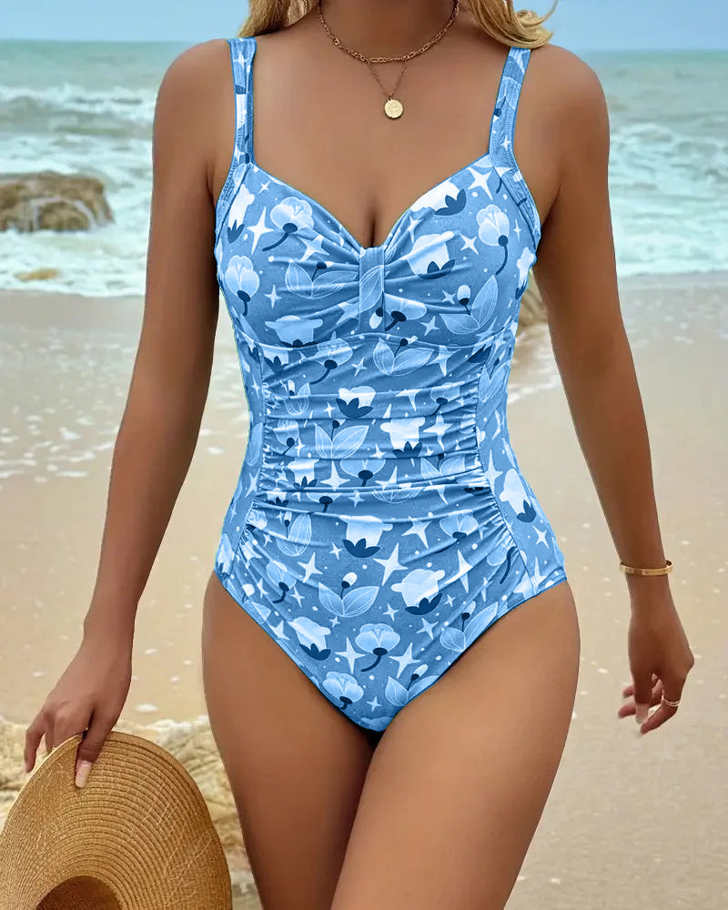 Clara™ | Tankini Estampado de Una Pieza