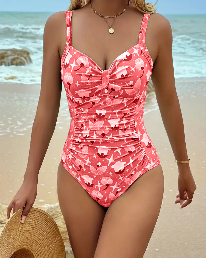 Clara™ | Tankini Estampado de Una Pieza
