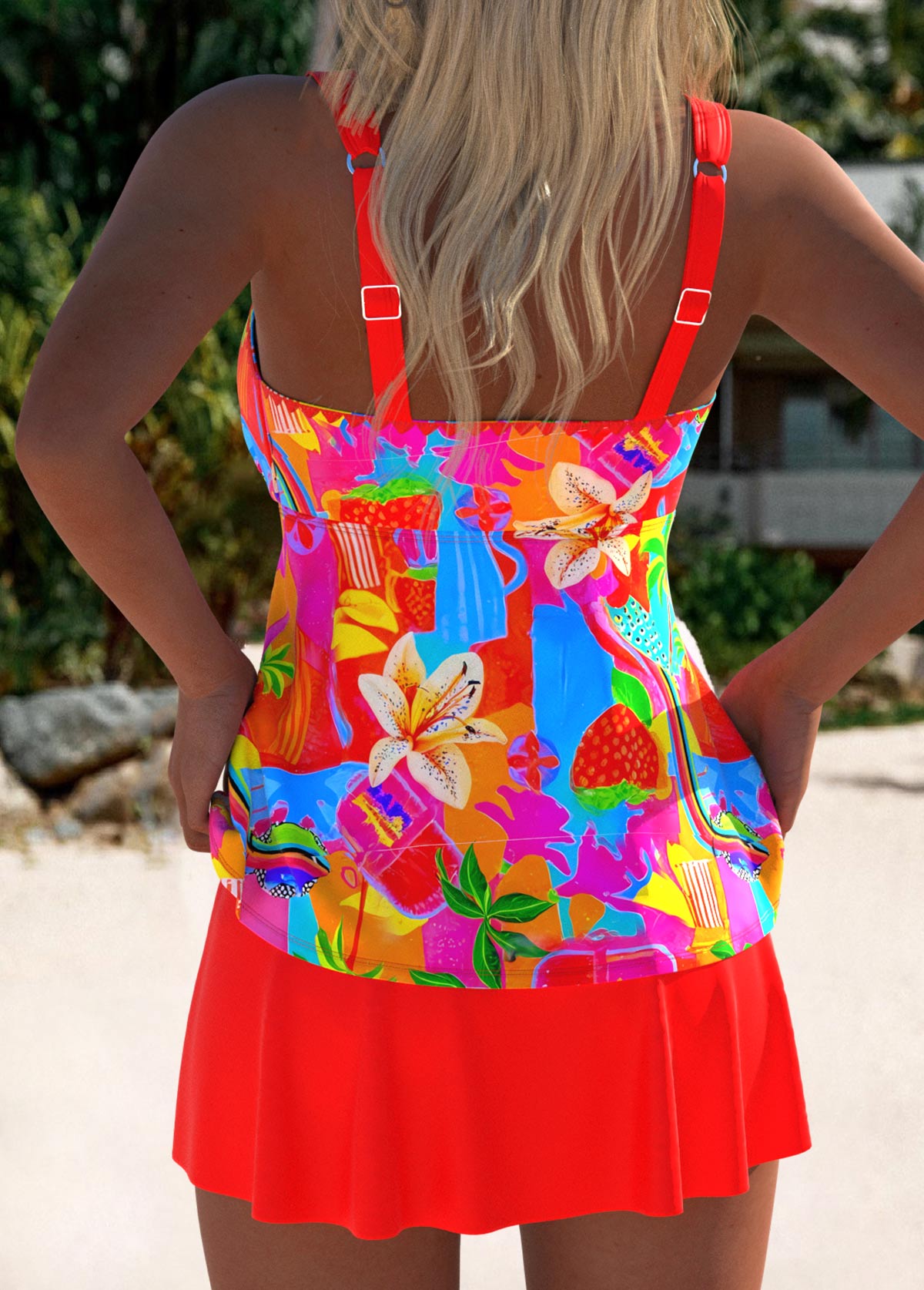 Eleanor™ | Elegante Vestido Bañador Tankini Floral