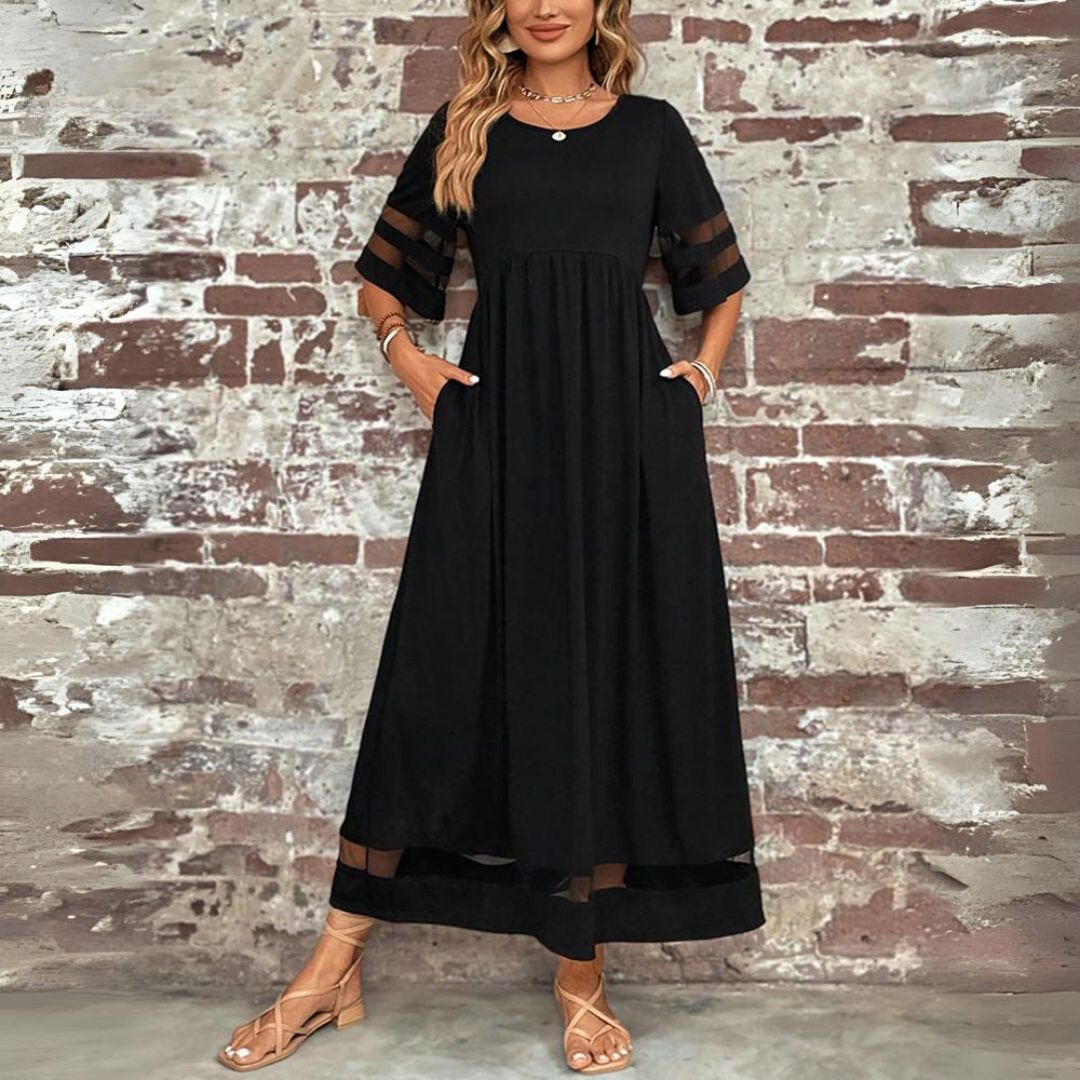 Beth | Vestido Midi que Favorece el Vientre