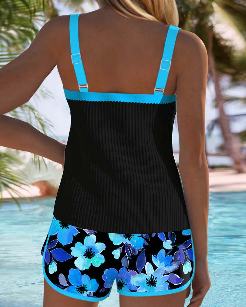 Matilda™ | Tankini de Dos Piezas con Pantalones de Playa