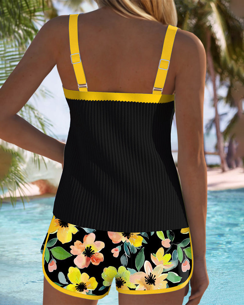 Matilda™ | Tankini de Dos Piezas con Pantalones de Playa