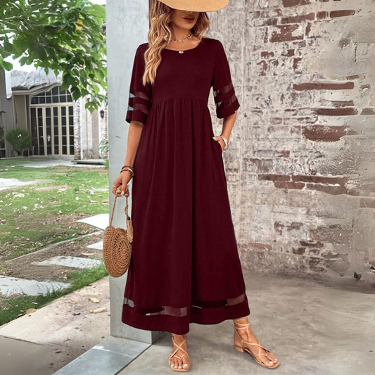 Beth | Vestido Midi que Favorece el Vientre