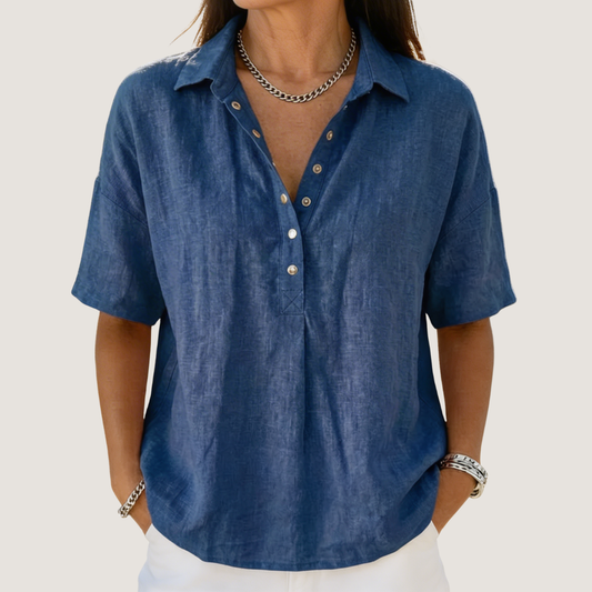 Alice | Camisa Casual con Cuello de Botones