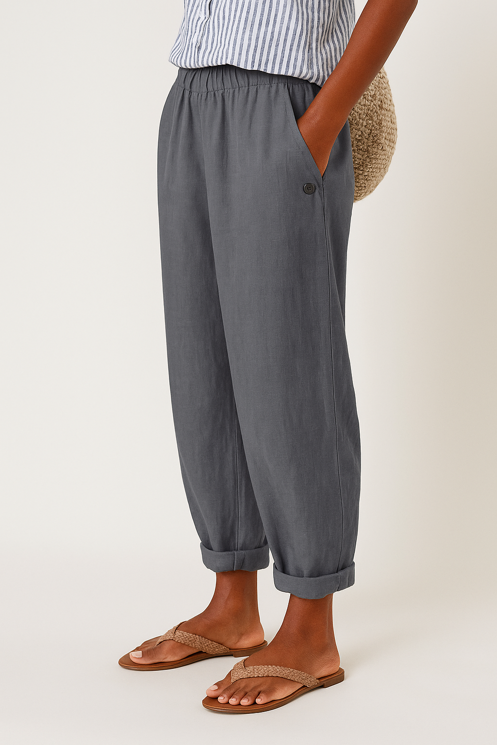 Elena | Pantalones Elegantes con Bolsillos Laterales