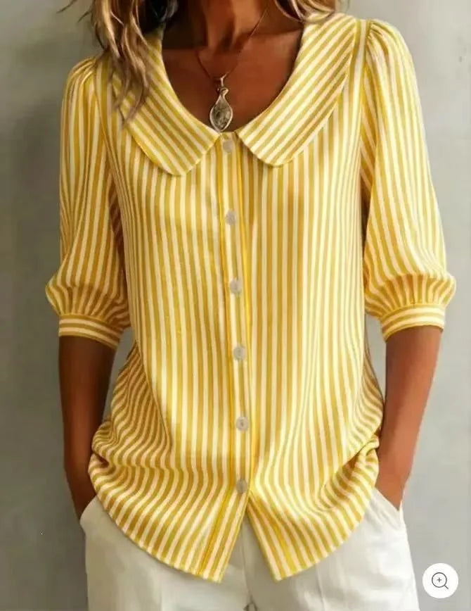 Alice - Blusa Casual a Rayas