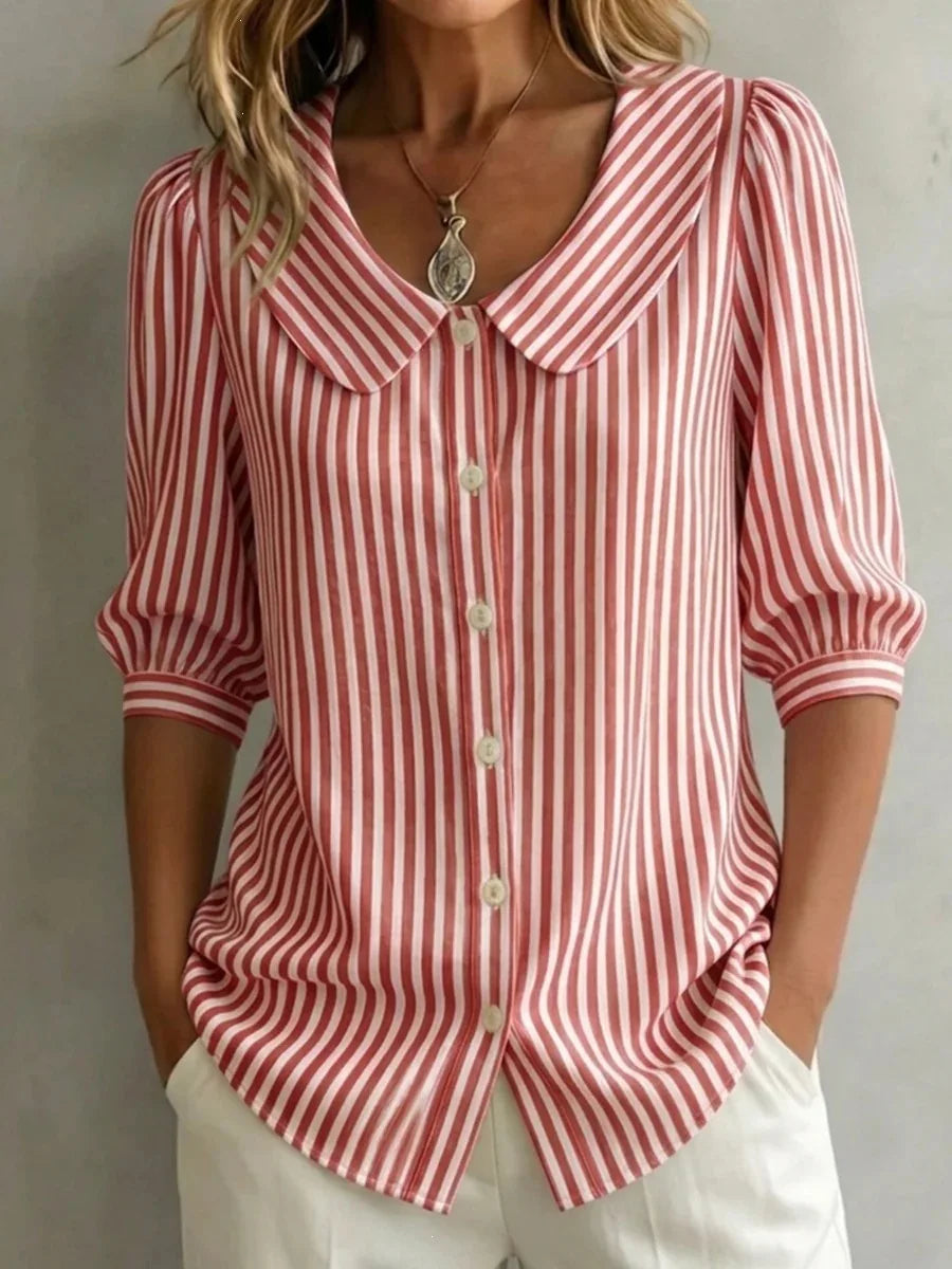 Alice - Blusa Casual a Rayas