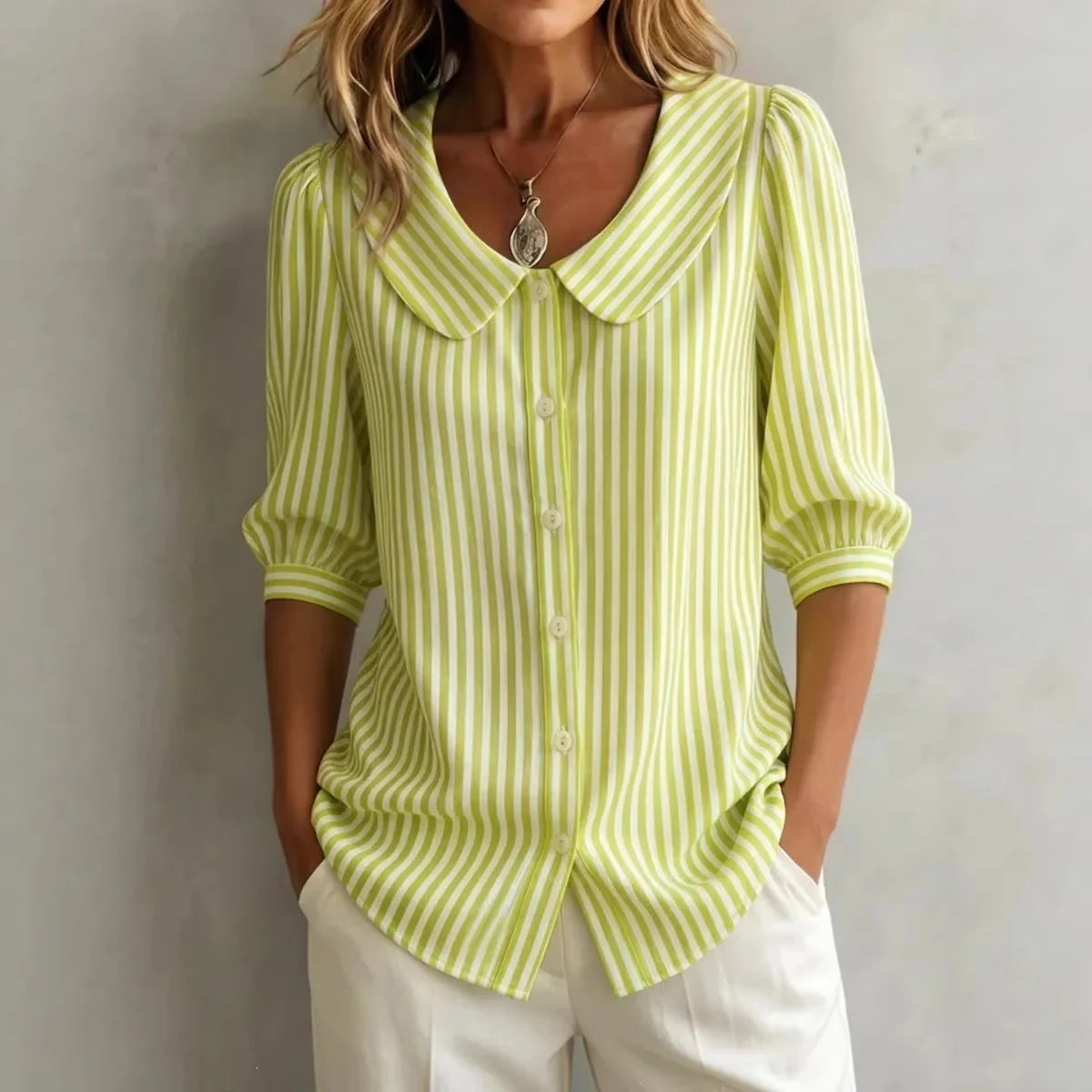 Alice - Blusa Casual a Rayas