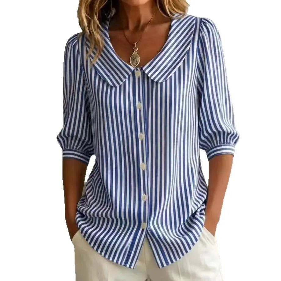 Alice - Blusa Casual a Rayas