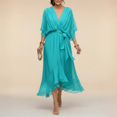 Mónica - Vestido con escote en V