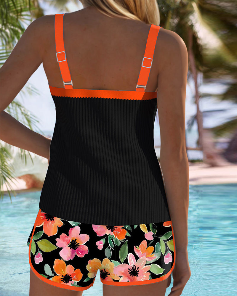 Matilda™ | Tankini de Dos Piezas con Pantalones de Playa